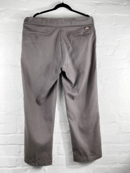 Dickies Work Pants – Vintage 874 Style, Grau, Größe W34 L32