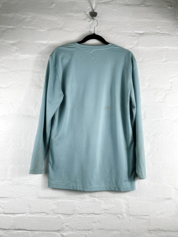 Dickies Longsleeve Shirt – Vintage Workwear Top, Light Blue, Size M