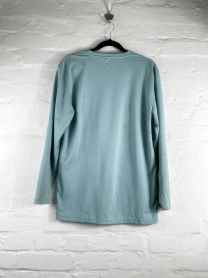 Dickies Longsleeve Shirt – Vintage Workwear Top, Light Blue, Size M