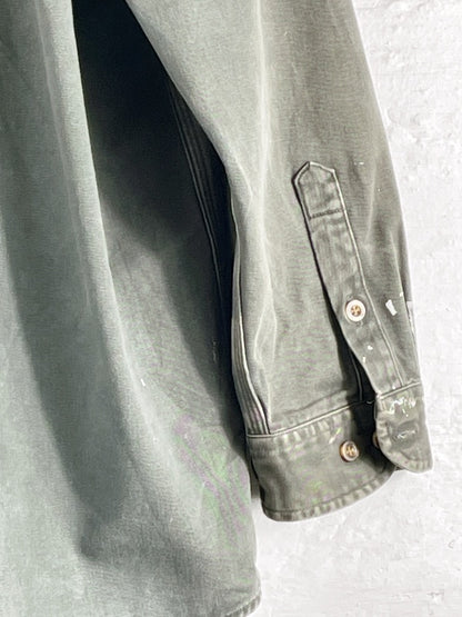 Carhartt Work Shirt – Vintage Button-Up Shirt, Green, Size XL