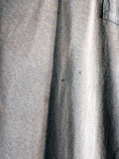 Carhartt Henley Shirt – Vintage Workwear Short-Sleeve Shirt, Beige, Size L