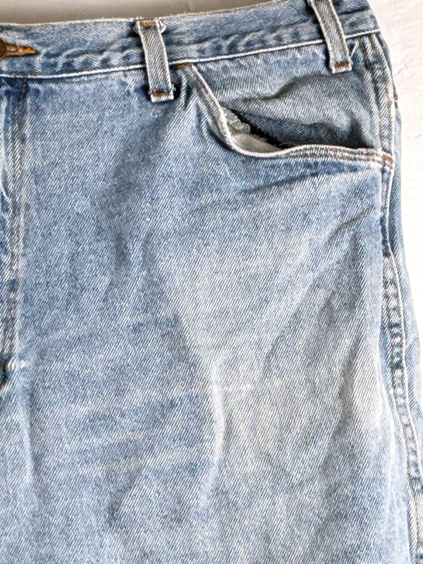 Dickies Jeans Shorts Retro Workwear – Hellblau, Herren, sehr groß (XXL-ähnlich)