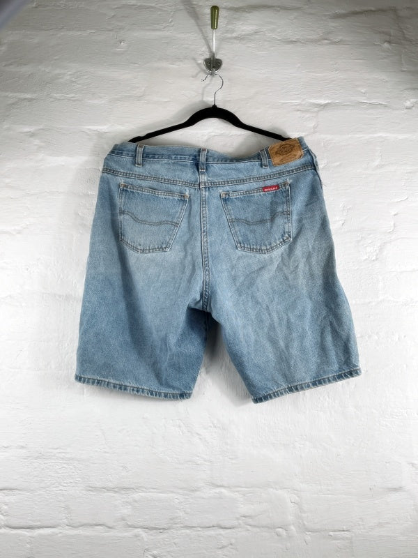 Dickies Jeans Shorts Retro Workwear – Hellblau, Herren, sehr groß (XXL-ähnlich)