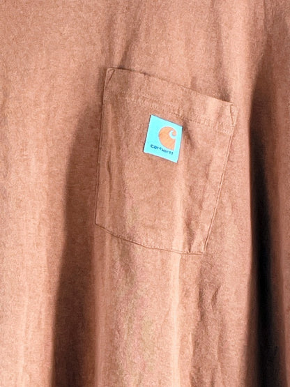 Carhartt T-Shirt Retro Workwear – Pocket Shirt, Brown, Size 3XL Tall