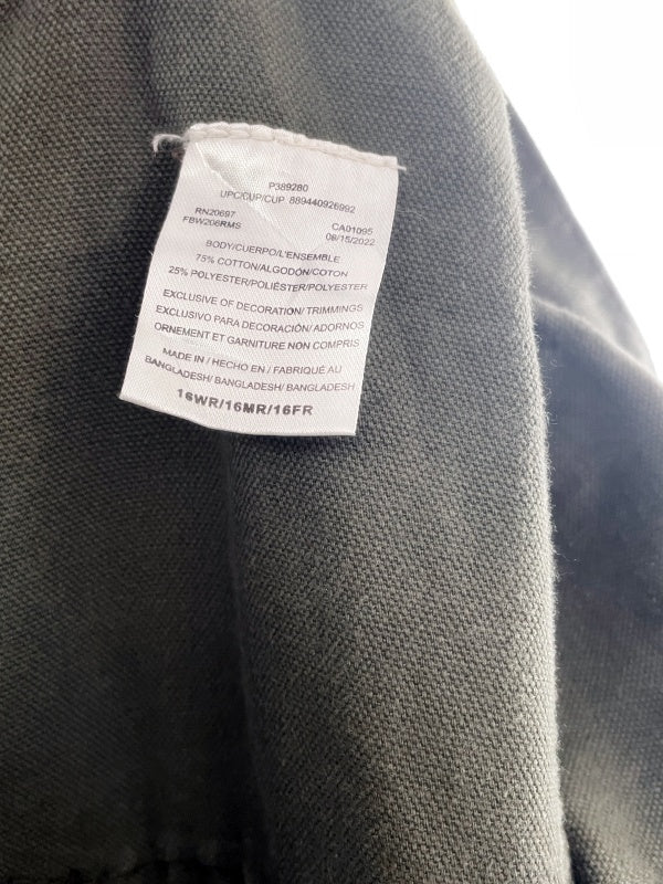 Dickies Retro Latzhose – Workwear Overall, Khaki, Größe 16 (W 16), Unisex