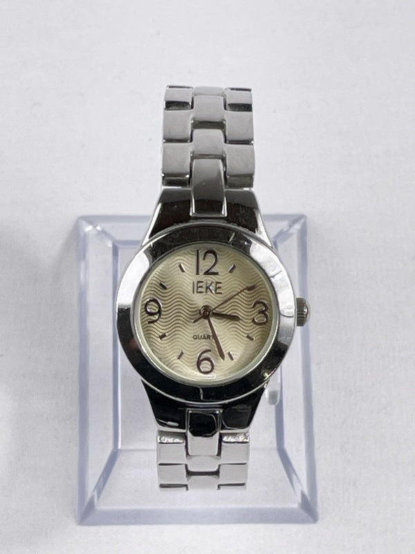 IEKE Damen Armbanduhr – Edelstahl, Quarzwerk, Silberarmband