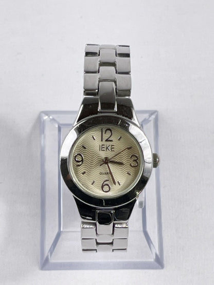 IEKE Damen Armbanduhr – Edelstahl, Quarzwerk, Silberarmband