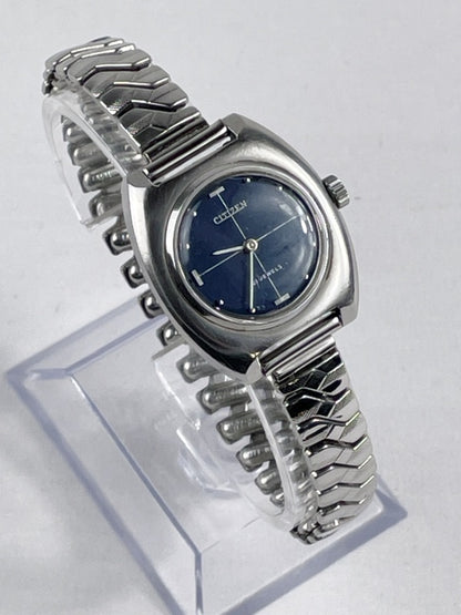 Citizen Damenuhr – Mechanisch, 21 Jewels, Edelstahlarmband, Vintage