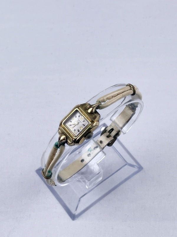 Elegante Retro-Damenarmbanduhr EUGENA – Walzgold-Double, 20 Mikron