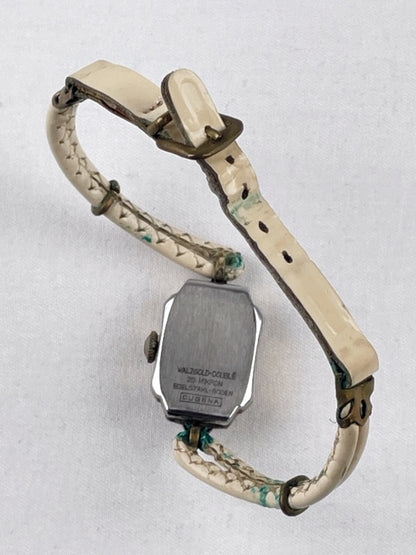 Elegante Retro-Damenarmbanduhr EUGENA – Walzgold-Double, 20 Mikron