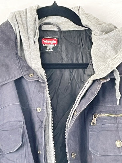 Wrangler Workwear Jacke mit Kapuze – Größe 2XL, Schwarz