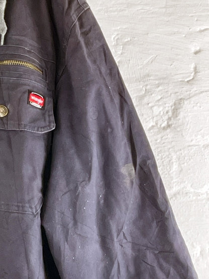 Wrangler Workwear Jacke mit Kapuze – Größe 2XL, Schwarz