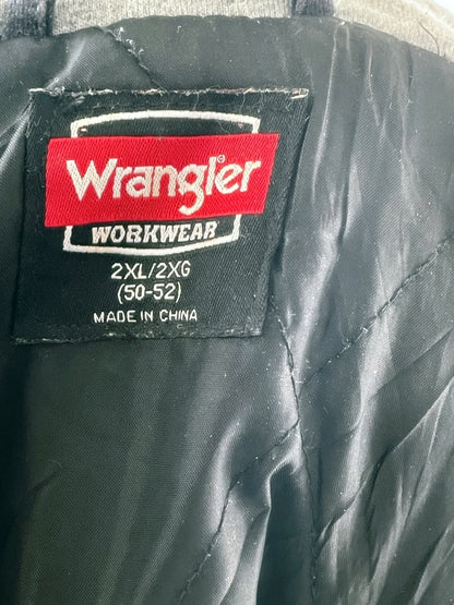 Wrangler Workwear Jacke mit Kapuze – Größe 2XL, Schwarz