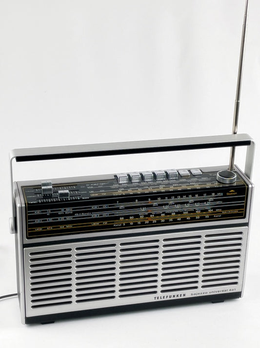 Telefunken Bajazzo Universal 401 – Vintage Transistorradio mit UKW, MW, LW & KW