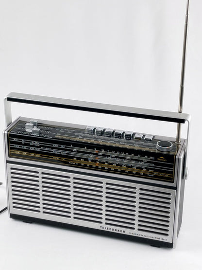 Telefunken Bajazzo Universal 401 – Vintage Transistorradio mit UKW, MW, LW & KW