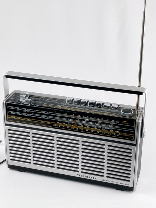 Telefunken Bajazzo Universal 401 – Vintage Transistorradio mit UKW, MW, LW & KW