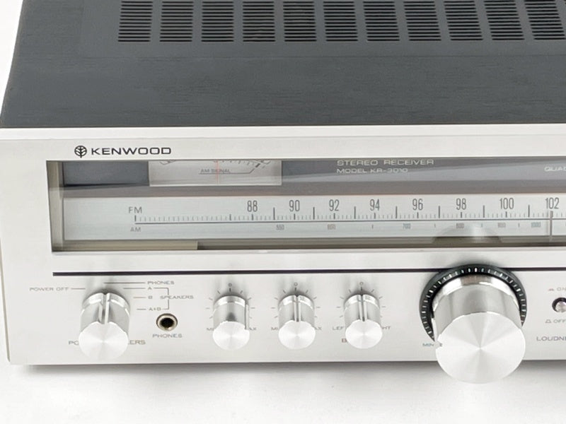 Kenwood KR-3010 – Stereo Receiver 1970er, Retro HiFi Klassiker, Silber