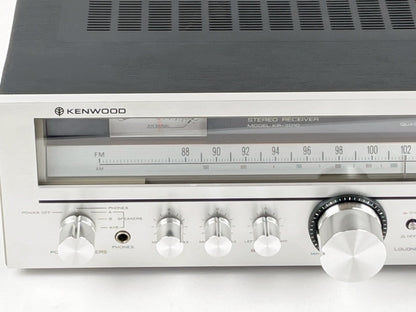 Kenwood KR-3010 – Stereo Receiver 1970er, Retro HiFi Klassiker, Silber