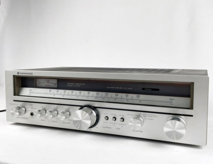 Kenwood KR-3010 – Stereo Receiver 1970er, Retro HiFi Klassiker, Silber