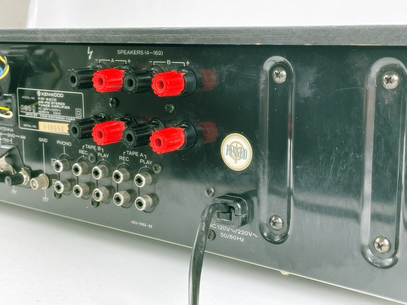 Kenwood KR-3010 – Stereo Receiver 1970er, Retro HiFi Klassiker, Silber