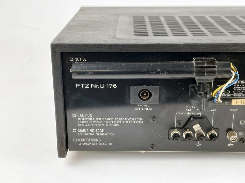 Kenwood KR-3010 – Stereo Receiver 1970er, Retro HiFi Klassiker, Silber