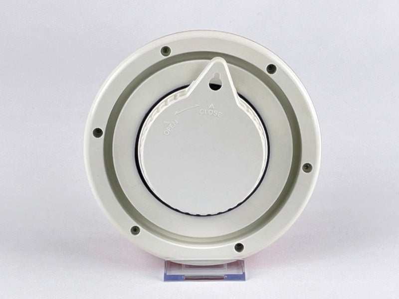 Skyline Quartz Wanduhr – Retro Design, Rot, Made in Germany