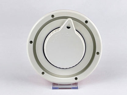 Skyline Quartz Wanduhr – Retro Design, Rot, Made in Germany