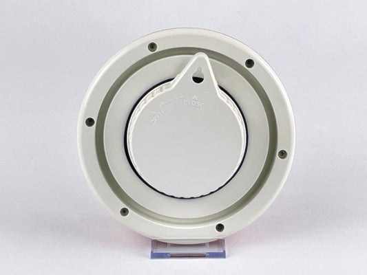 Skyline Quartz Wanduhr – Retro Design, Rot, Made in Germany