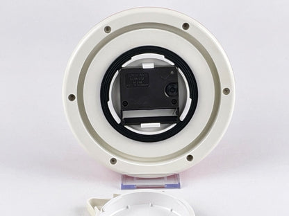 Skyline Quartz Wanduhr – Retro Design, Rot, Made in Germany