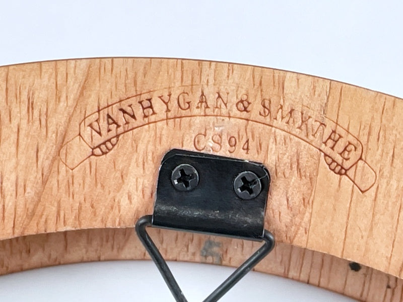 Sammlerteller Weimar Porzellan 1993 – Die kleine Küchenfee, limitiert, retro mit Holzrahmen