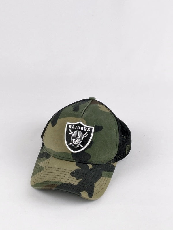 New Era Raiders Cap – Camouflage Snapback, NFL Fanartikel, retro