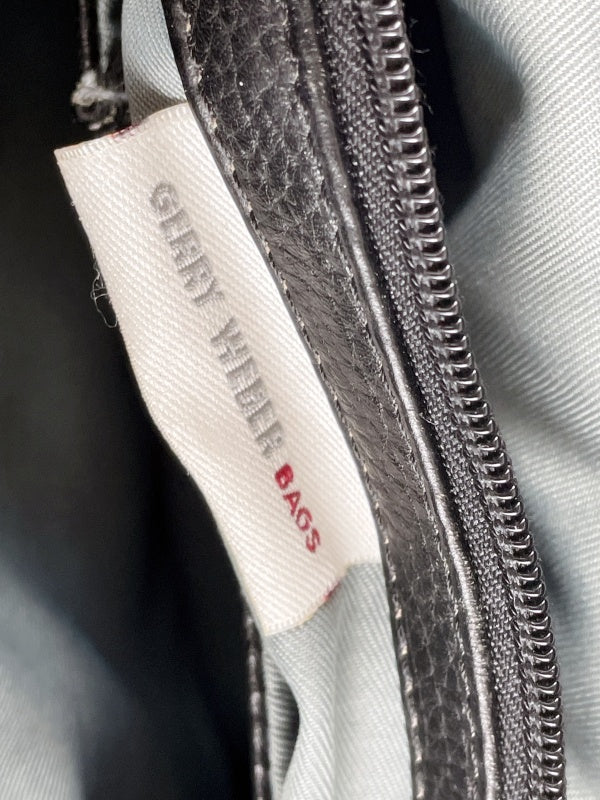 Gerry Weber Damen Handtasche Retro – Schwarz, Lederoptik, Schultertasche