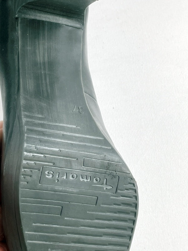 Tamaris Pumps – Schwarz, Echtleder, Größe 37, Klassische High Heels