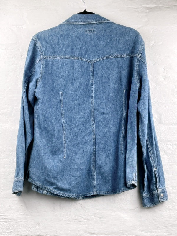 Damen Jeanshemd Street One Retro – Denim Bluse, Größe 40