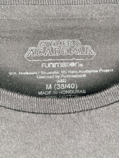 My Hero Academia Retro T-Shirt – Deku Lightning Print, Unisex, Größe M