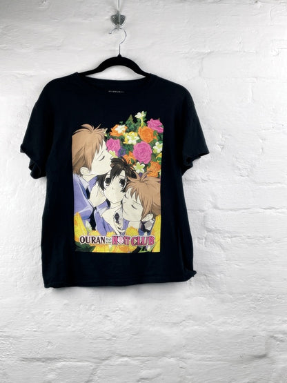 Ouran High School Host Club Retro T-Shirt – Anime Print, Unisex, Größe S