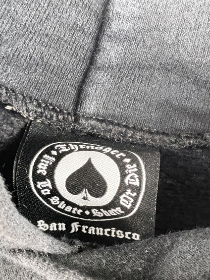 Thrasher Magazine Retro Hoodie – Flame Logo Print, Unisex, Größe S