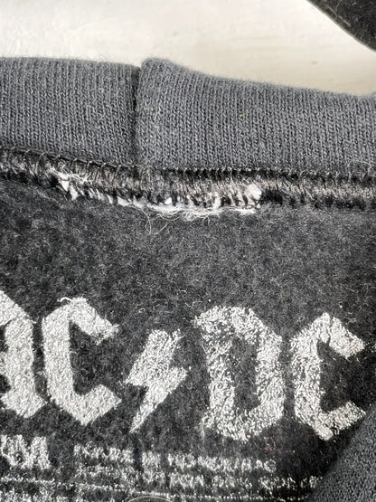 AC/DC Retro Hoodie – Classic Logo Print, Unisex, Größe M