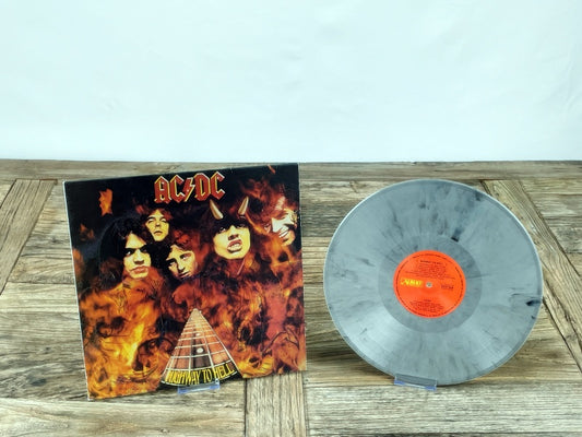 AC/DC – Highway to Hell Vintage LP (Australische Originalpressung, 1979, Albert Productions, Grey Marbled Vinyl)