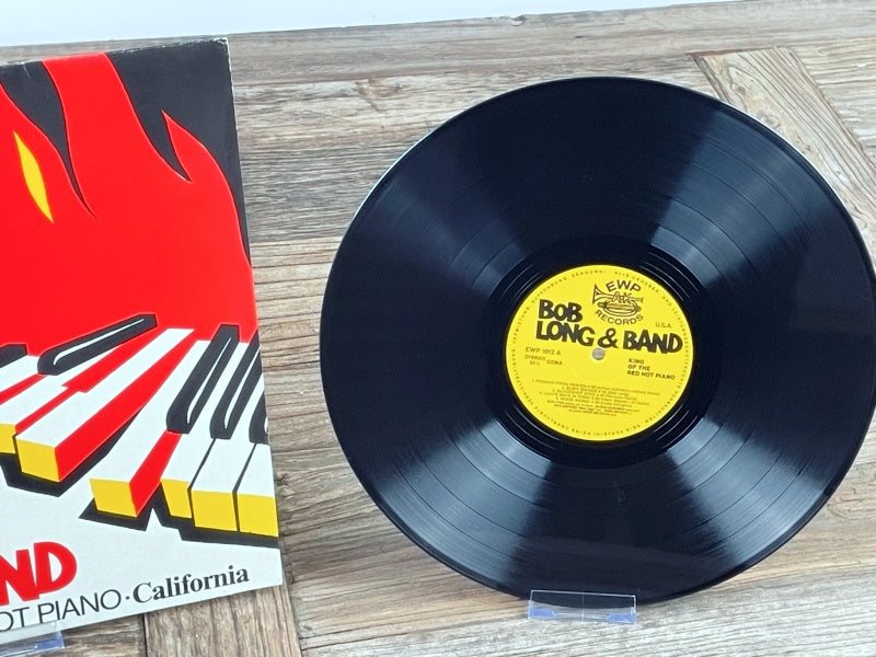 Bob Long & Band – King of the Red Hot Piano: California (Vintage US-Pressung, 1987)