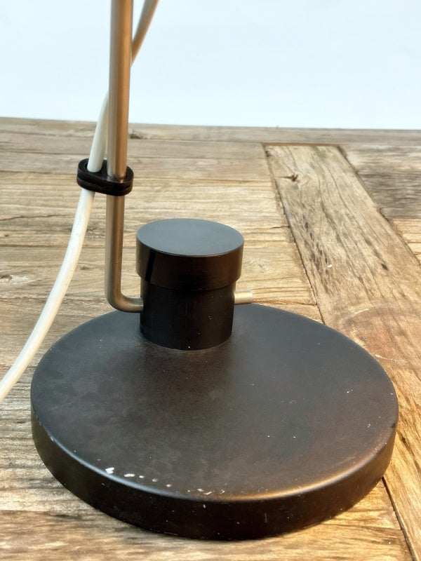 Schreibtischlampe Typ TK 501 – Mid-Century / DDR-Industriedesign, Schwarz, ca. 1970er