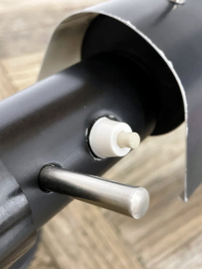 Schreibtischlampe Typ TK 501 – Mid-Century / DDR-Industriedesign, Schwarz, ca. 1970er