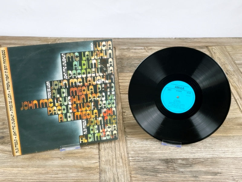 Al Di Meola, John McLaughlin & Paco de Lucía – Friday Night in San Francisco (AMIGA, DDR 1983) – Retro Fusion Jazz LP