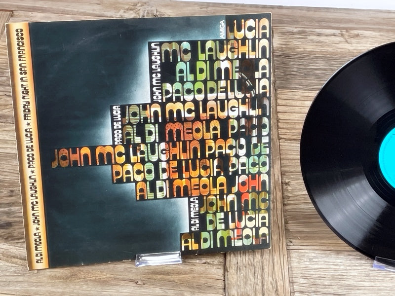 Al Di Meola, John McLaughlin & Paco de Lucía – Friday Night in San Francisco (AMIGA, DDR 1983) – Retro Fusion Jazz LP