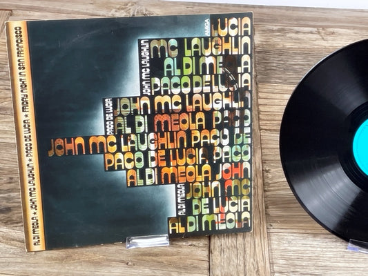 Al Di Meola, John McLaughlin &amp; Paco de Lucía – Friday Night in San Francisco (AMIGA, GDR 1983) – Retro Fusion Jazz LP