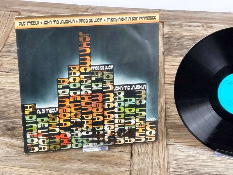 Al Di Meola, John McLaughlin & Paco de Lucía – Friday Night in San Francisco (AMIGA, DDR 1983) – Retro Fusion Jazz LP