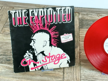 The Exploited – On Stage (Live Collector’s Album, Red Vinyl, Retro Punk LP, UK 1981)