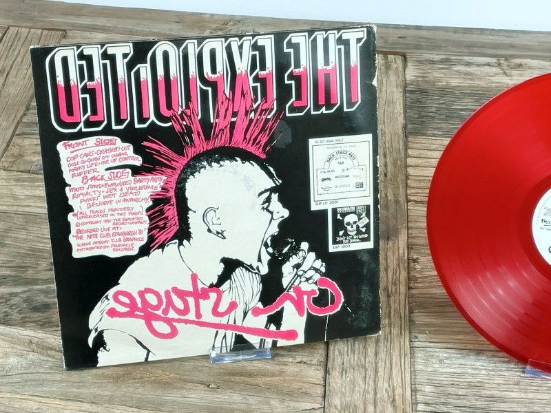 The Exploited – On Stage (Live Collector’s Album, Red Vinyl, Retro Punk LP, UK 1981)