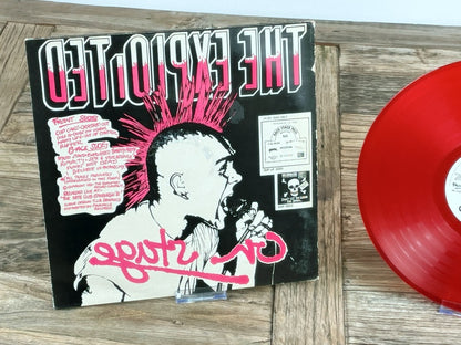 The Exploited – On Stage (Live Collector’s Album, Red Vinyl, Retro Punk LP, UK 1981)