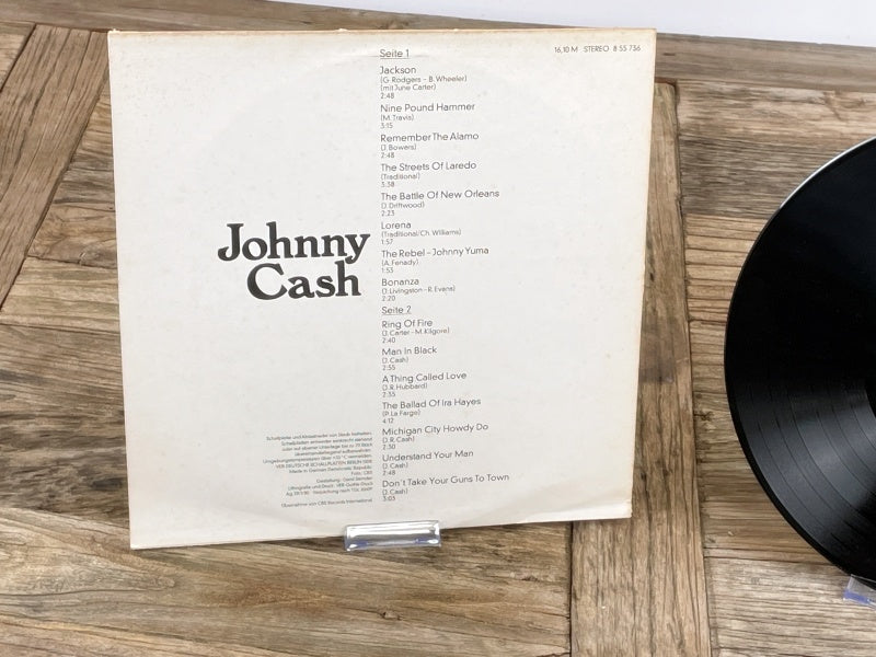 Johnny Cash – Johnny Cash (LP, AMIGA, GDR pressing, 1980s) – Retro Country Classic, Eastern Edition